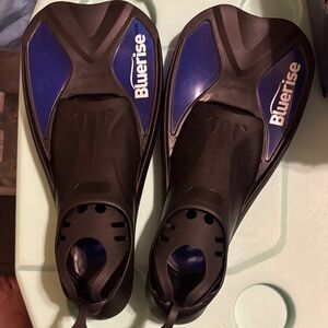 Bluerise Black and Blue Swim Fins